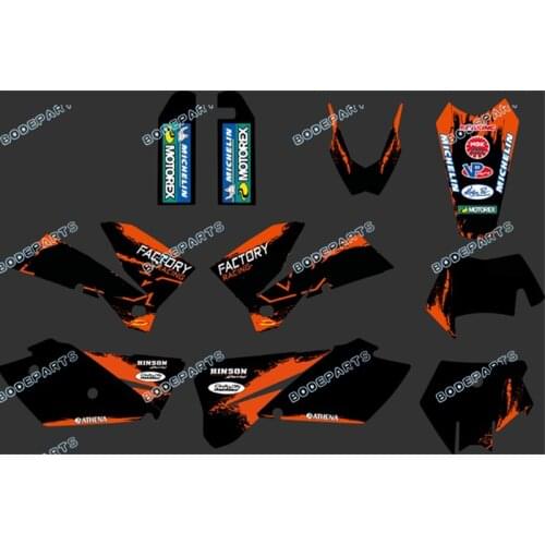 Dirt Motor bike Motorcycle SXF MXC SX EXC Decal Sticker For KTM Motorcycle SXF MXC SX EXC 2005 2006 2007