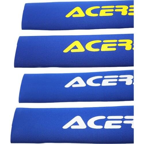 New Blue Front Fork Protector Shock Absorber Guard Wrap Cover Fork Skin For Motorcycle Motocross Pit Dirt Bike YZF250 CRF250