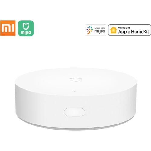 Newest Xiaomi Mijia Multifunctional Gateway 3 ZigBee WIFI Bluetooth Mesh Hub Smart Home Hub Work With Mi Home APP Apple Homekit