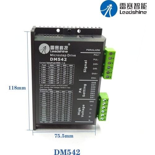 Original Leadshine DM542 57 Stepper Motor Driver NEMA23 Stepper Motor Driver NEMA17 Stepper Motor Driver