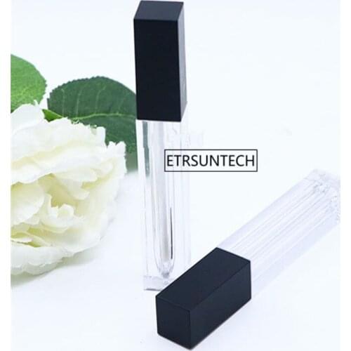 6ml Lipgloss Plastic Box Containers Empty Clear Lipgloss Tube Eyeliner Eyelash Container Mini Lip Gloss Split Bottle F974