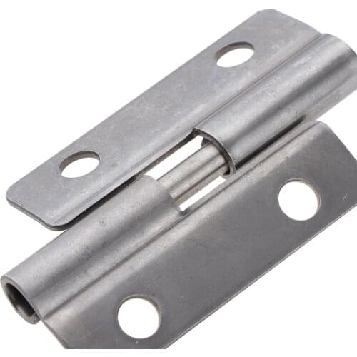 Right 52 x 35mm Marine Silver Antique Butt Hinge Stainless Steel Extruded Removable Pin Butt Hinge -Right 52 x 35mm