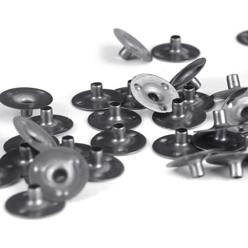 100 Pcs Durable Waxed Candles Making Metal Wick Sustainers Carry Holders Tabs Tool Craft DIY