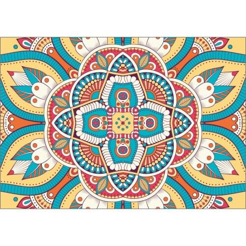 Simple and comfortable printed bohemian carpet printed carpet toilet anti-slip mat living room bedroom home decoration carpet ca