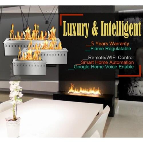 On sale 36 inch bio ethanol fireplace burner with wall insert