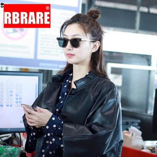 RBRARE Square Sunglasses Women Mirror Sunglasses Men Brand Designer Retro Pink Oculos Feminino High Quality Gafas De Sol Mujer