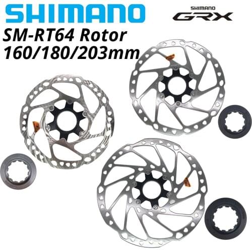 Shimano GRX SM-RT64 CENTER LOCK Disc Brake Rotor Technology MTB Mountain bicycle RT 64 160MM 180MM 203MM