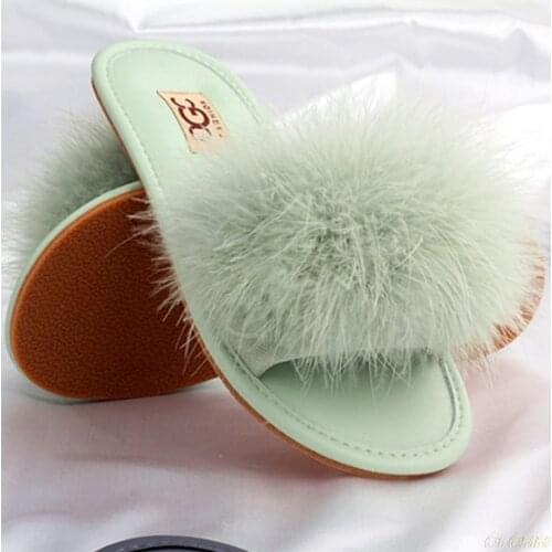 Winter Slippers Women House Indoor Home Slippers Spring Plush Fur Slippers Casual Fur Slides Flip Flops Flat Shoes Woman