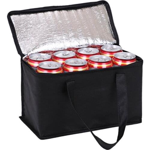 Outdoor Portable Beer Bag Insulation Bag Reusable Picnic Beer Cooler Foldable Storage Bag Large Capacity Cold Drinks Bag