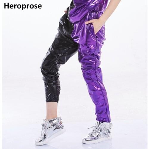 Heroprose 2018 New Fashion Women Multi-pockets trousers Jazz Stage performance street Show Personality Dance Hip Hop Harem Pants