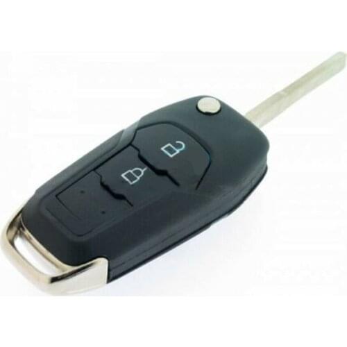 1pc Car Auto Replace 2 Button Flip Key Case Fit For Ford Ranger T6 Remote Fob 2015-2019 Accessories Parts