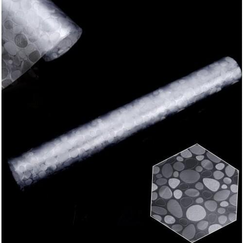 1pc Window Sticker 3D Decorative Window Privacy Film Stained Glass Window Sticker For Home Supplies 45*100cm