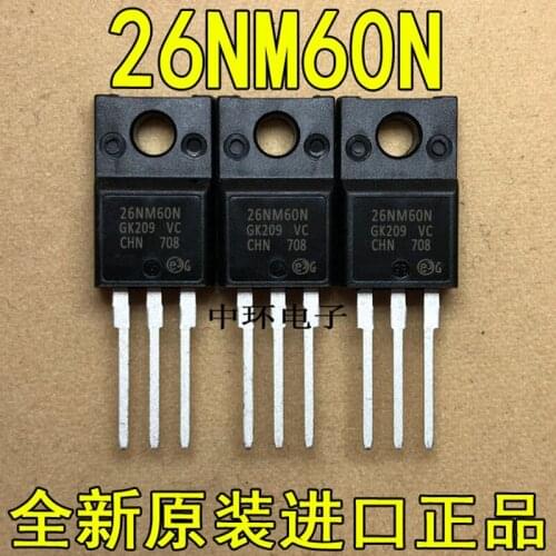 10PCS STF26NM60N TO-220F 26A/600V MOS FET 100% New and original