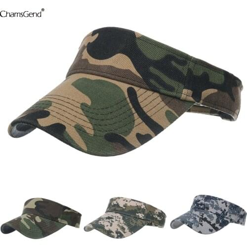 2021 New Visor Hat Summer Womens Golf Sun Hat Baseball Caps Camouflage Beach Adjustable Empty Top Cap Sports Hip Hop Cap