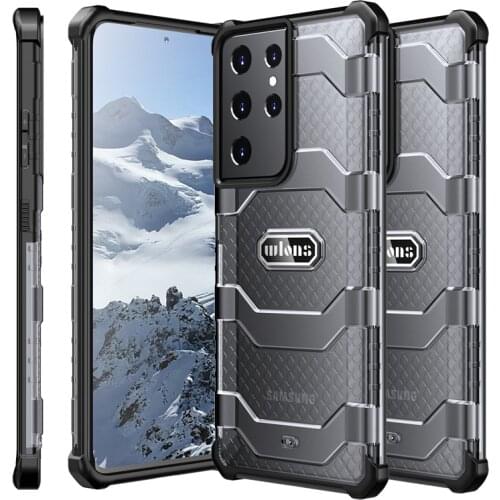 Original Military Armor Phone Case for Samsung Galaxy S21 Plus S20 FE Note 20 Ultra 5G Cases Tank Protection Shockproof Cover