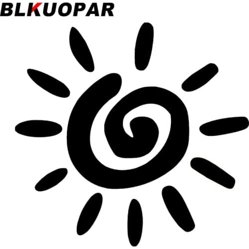 BLKUOPAR for Sun Car Stickers Vinyl Waterproof Decals Occlusion Scratch Windshield Air Conditioner Decor Car Door Protector