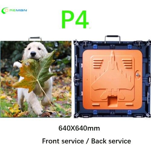 Coreman high quality rgb p4 led display video indoor cabinet slim thickness P4 P5 P6 video wall panel