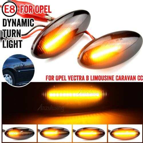 For Opel/Vauxhall Vectra B MK1 1995 1996 1997 1998 1999 2000 2001 2002 2003 Dynamic LED Indicator Side Marker Signal Accessories