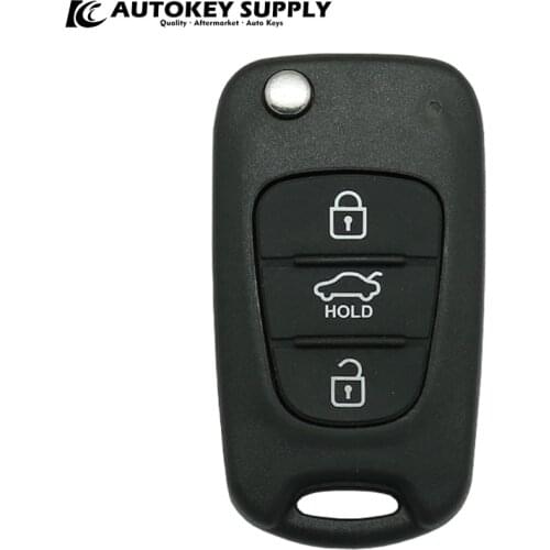 ForHyundai With Hold 3 Button Remote Flip Key AKHKF119