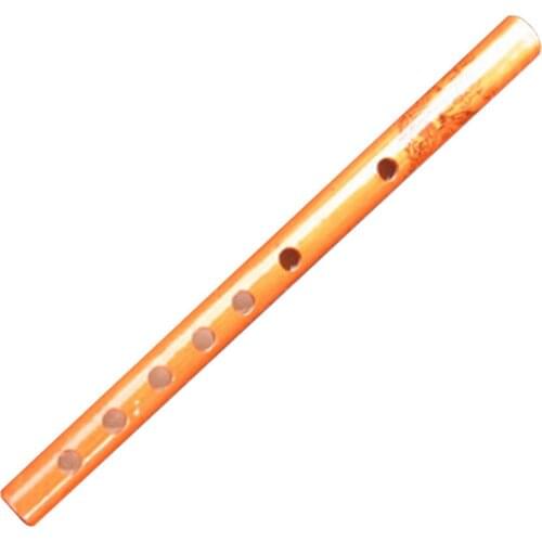 IRIN New 1PC Chinese Traditional 6 Hole Bamboo Flute Vertical Flute Clarinet Student Musical Instrument Wood White Color As Gift