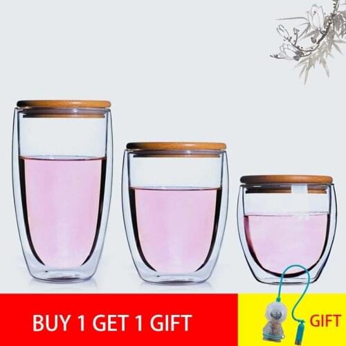 High Borosilicate Double-layer Glass Transparent Creative Egg-shaped High-grade Thermal Insulation Cup Coffee Mug Home Drinkware