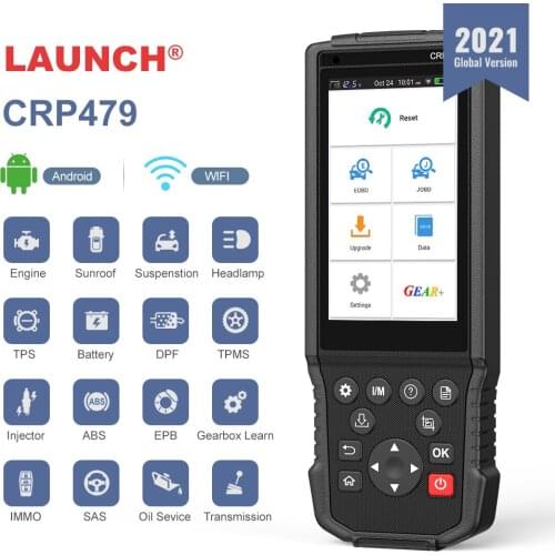 Launch X431 CRP479 OBD2 Auto Scanner EPB SAS ABS DPF Oil Reset OBD 2 Diagnostic Tool For Car Touch Screen OBD2 Scanner Launch