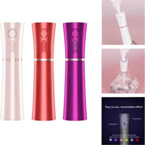 HOT! Facial Sprayer Handheld Mini Nebulizer Humidifier Two Working Modes Indoor Outdoor Skin Face Steamer Female Beauty Tools