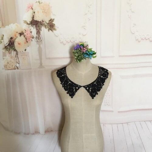 Fashion Exquisite Lace Collar DIY Embroidery Milk Silk Collar Decoration Clothes Neckline Sewing Craft Supplies Accessories