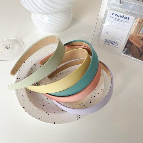 MueRaa Spring Summer Women Girls Bezel Hair Band Fashion Solid Color Hair Accessories Fashion Headband Hair hoop Head-wrap