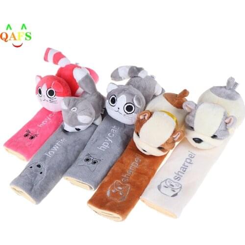 Child Seat belt Shoulder Pads Protection Plush Padding Cute Cartoon Car Sefety Seat Belt cover Auto Accessories