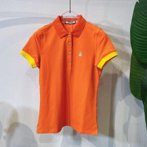 New 2021 ML Ladies Fashion Golf Clothing Sports Polo-Shirt Summer Womens Golf Short Sleeves 2305