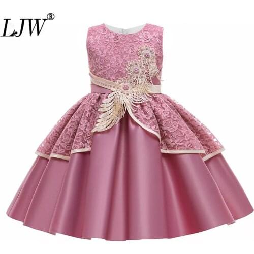 2021 summer new girl childrens dress dress butterfly junction flower flutter princess dress