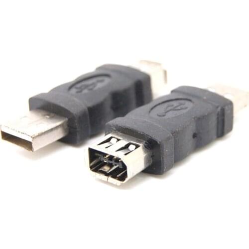 New Firewire IEEE 1394 6 Pin Female to USB Type A Male Adaptor Adapter GT NEW