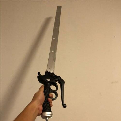 Attack on Titan Mikasa Ackerman Eren Jaeger Rival Ackerman Anime props cosplay weapon double handed sword blade free shipping
