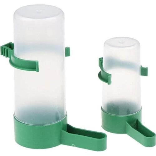 60/140ml Bird Drinker Water Feeder With Clip Pet Bird Supplies Bird Water Dispensers For Cage Budgie Parakeet Parrots Drinker