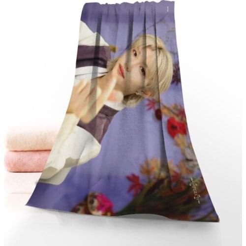 New Custom Stray Kids Felix Towel Printed Cotton Face/Bath Towels Microfiber Fabric For Kids Men Women Shower Towels 70X140cm