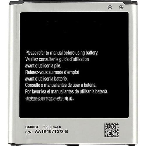 1x 2600mAh B600BE B600BC Replacement Battery For Samsung Galaxy S4 IV S 4 S4 Active i9500 i9505 I9508 i959 i337 i545 i9295 e330s
