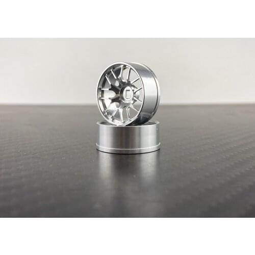 RC Mosquito Car Wheel Hubs for Miniz AWD Ma030 Miniq DRZ Gla Bz3 Metal Hub Lkxs Silver Color