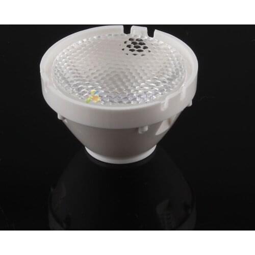 5pcs CREE XML LED LENS 15 30 45 60 degree 20mm white holder For XM-L XM-L2 XHP50 LED Emitter Light