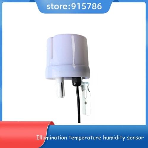 High-precision illuminance transmitter temperature and humidity sensor illuminance meter RS485 modbus outdoor type 3 IN 1 sensor