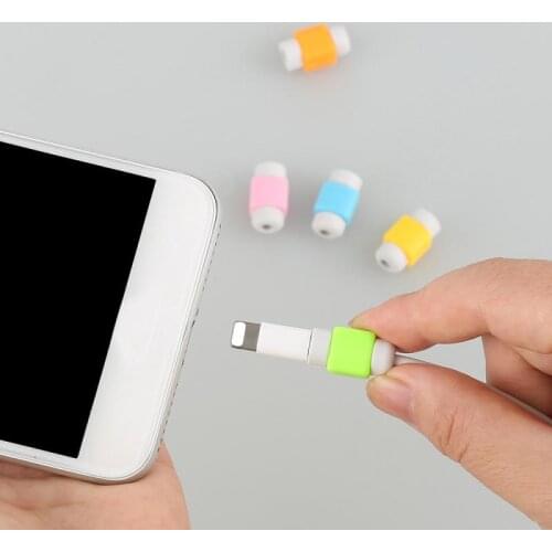 Charger Cable Data Protector Earphone Wire Cord Protection Cover Data Charger line Protective Sleeve For Apple iphone 6 7 8 plus