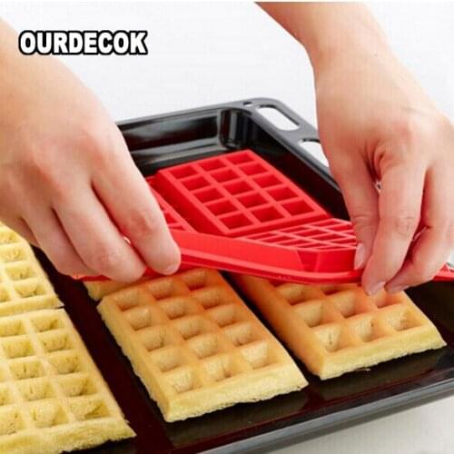 1 Pc Heart And Square 4-Cavity Waffles Cake Mold Chocolate Pan Silicone Molds Baking Cooking Tools Kitchen Accessories Supplies