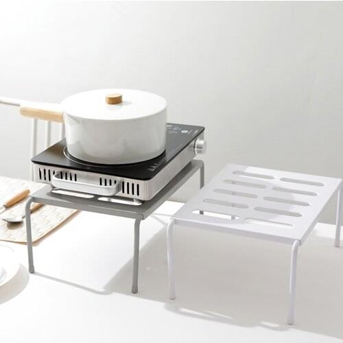 1Pcs Retractable Stackable Cabinet Counter Rack Expandable Kitchen Storage Rack Adjustable Organizer Holders Space Saving