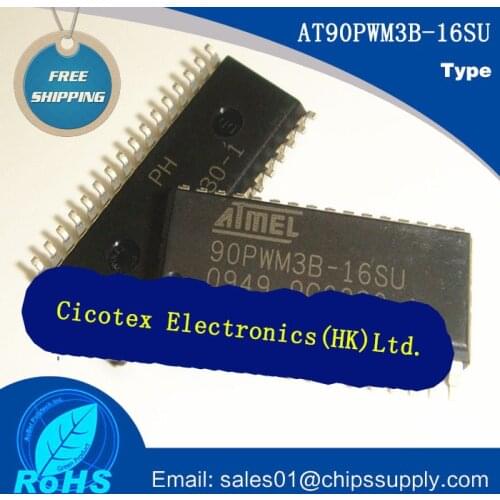 10pcs/lot AT90PWM3B-16SU 90PWM3B-16SU SOIC-32 IC MCU 8BIT 8KB FLASH 32SOIC