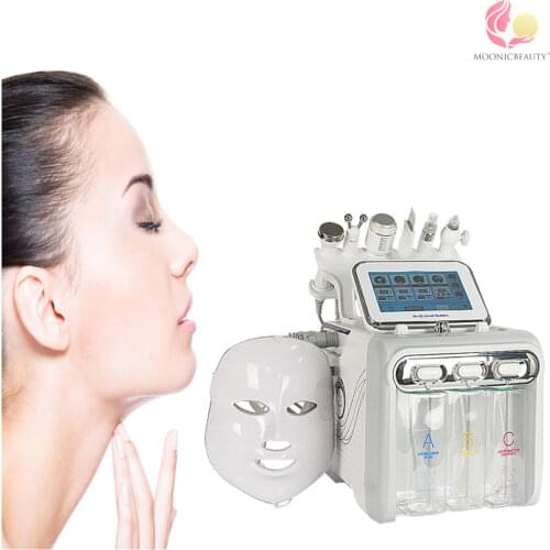 7 In 1Professionl Hydrofacial Hydro Radiofrequency Face Scrub Oxygen Cleansing Lifting Microdermabrasion Beauty Machine SPA