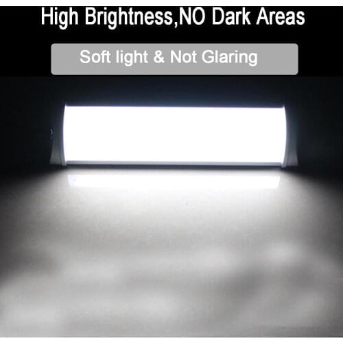 72LED 3Rows 12V/24V Ceiling Light RV Interior Trailer Boat Cargo Camper Lamp Car Van