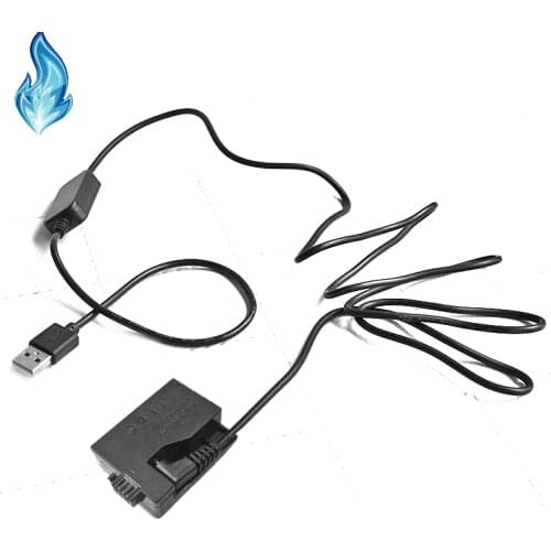 DR-E8 Plus USB8VCable LP-E8 LP E8 Dummy Battery for Canon EOS Camera 550D 600D 650D 700D T2i T3i T4i T5i X4 X5 X6