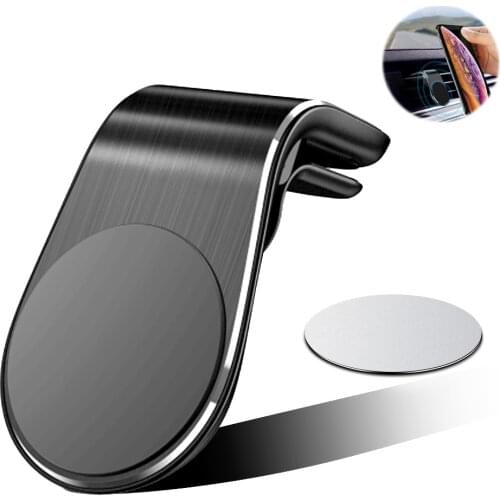 Car Phone Holder For iPhone Phone In Car Mobile Support Magnetic Phone Mount Stand For Tablets And Smartphones Suporte Telefone