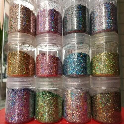 1 bag 50g Nail Glittes Holographic Ultra-thin Nail Sequins Flakes Iridescent Paillette | Nail Art for Gel & Acrylic ,APD54-JK01