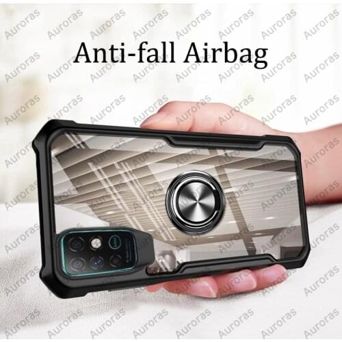 Auroras For Infinix Note8 Case Official Original Shockproof Clear With Ring Soft Frame Cover For INFINIX NOTE 8 Case